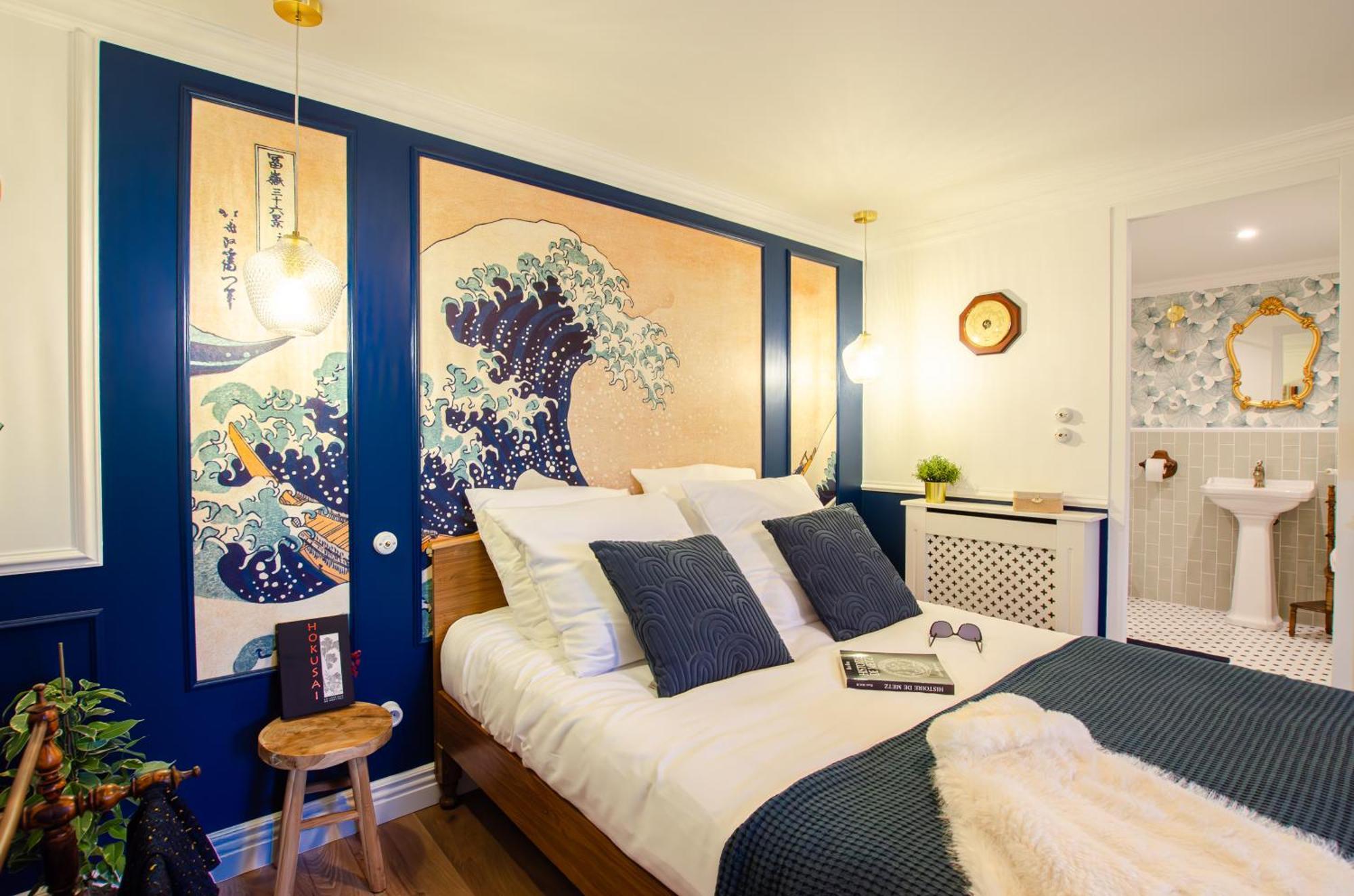 Apartamento The Great Wave, Avec Terrasse Et Stationnement Ban-Saint-Martin Exterior foto